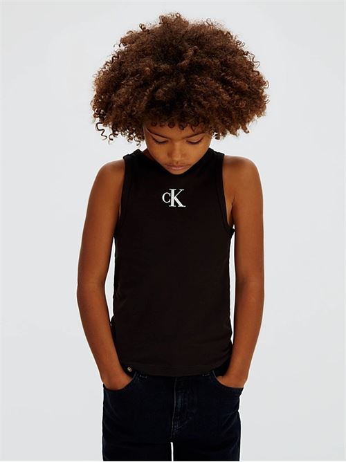 ck logo tank top CALVIN KLEIN JEANS | LVCKSJB10GBEH